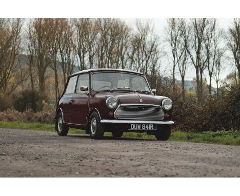 Registration - OUW 841RChassis No. - XK2S1-434960AM.O.T. - ExemptOdometer - 75,360This clean and original 1977 Mini 850 is be