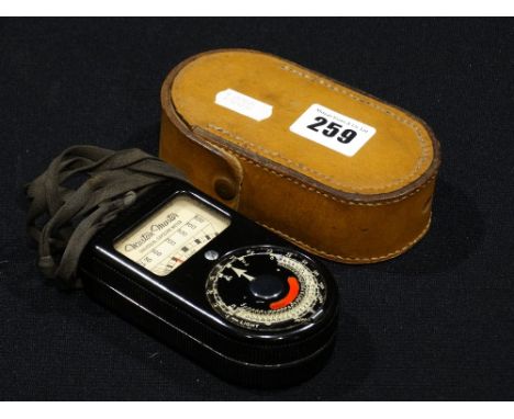 A Gossen Lunasix Light Meter In Original Case