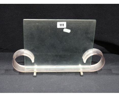 An Art Deco Perspex Framed Photograph Frame