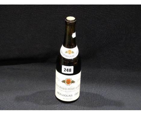 A 1/3 Bottle Of 1953 Vintage Bouchard Pere Beaujolais