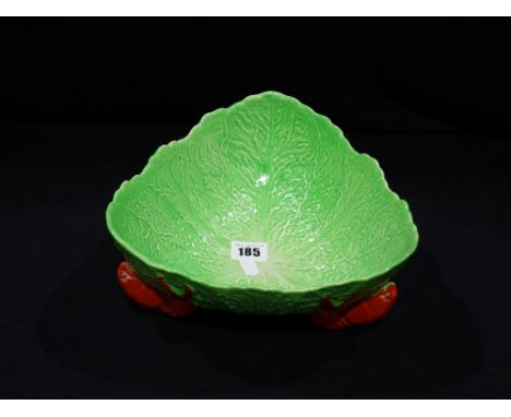 A Carltonware Lobster & Cabbage Leaf Bowl