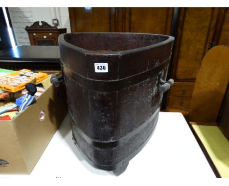 A Triangular Shape Barrel Planter