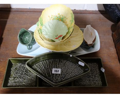 A Selection Of Mainly Carltonware Leaf & Other Dishes