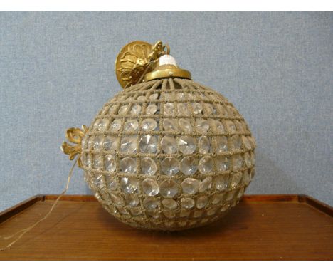 A French ceiling light 