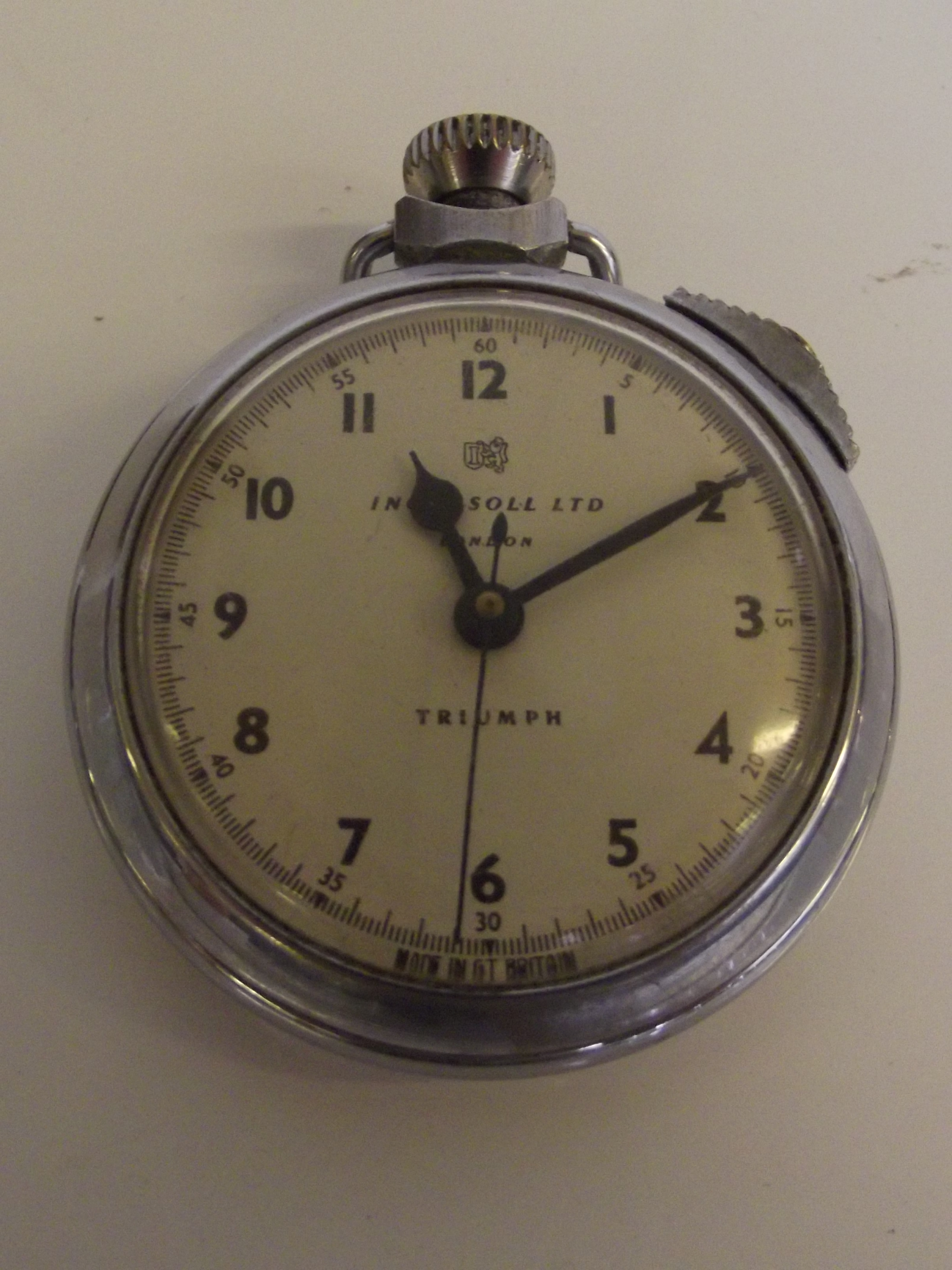 Ingersoll Ltd London Triumph pocket watch.