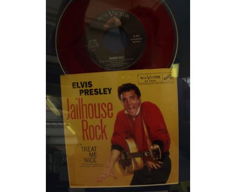 Limited edition 6/100 Elvis Presley "Jailhouse Rock", special collectors presentation, with COA.