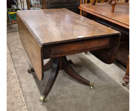 A George IV mahogany sofa table 