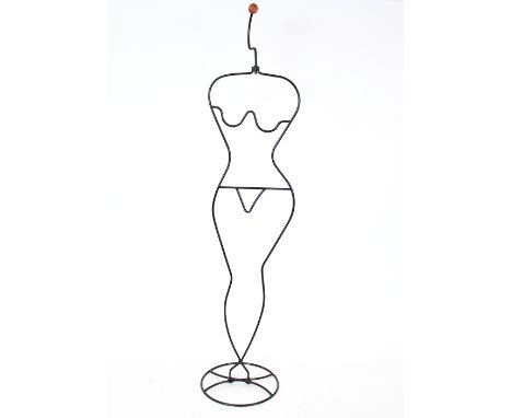 A full size metal abstract shop mannequin, 180cm high