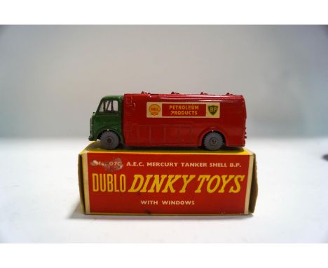 A Dublo Dinky boxed 070 A.E.C. Mercury Tanker, Shell BP