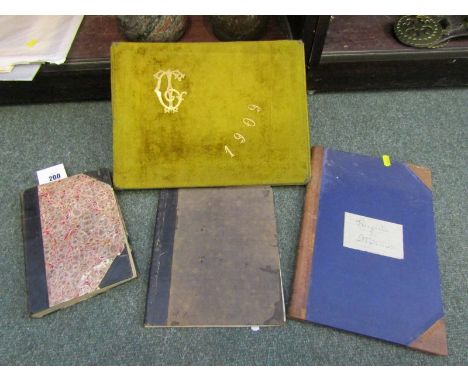 CORNISH MINING INTEREST, "Tobias Gribble working at a Bolivan Mine 1908". A collection of hand written testimonials from coll