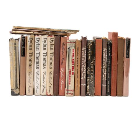 TWENTY DYLAN THOMAS RELATED BOOKS mainly US 1st Editions including some scarce to the UK, including by Thomas ‘Collected Poem