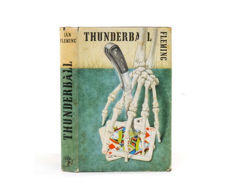 FLEMING (IAN) Thunderball. First edition, first impression 1961, London, Jonathan Cape, original black-brown cloth gilt with 