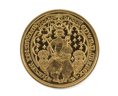 RESTRIKE DOUBLE LEOPARD GOLD COIN, from an edition of 5000, 4.0gmsProvenance: private collection CardiffComments: good overal