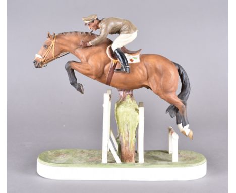 A Royal Worcester figurine, Merano and Cap Raimondo d'Inzeo