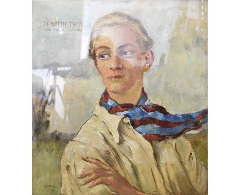 Pier-Antonio Gariazzo (1879-1964) oil on board, 'Portrait of Timothy Tufnell', signed and dated 'GARIAZZO/1937' (lower left) 