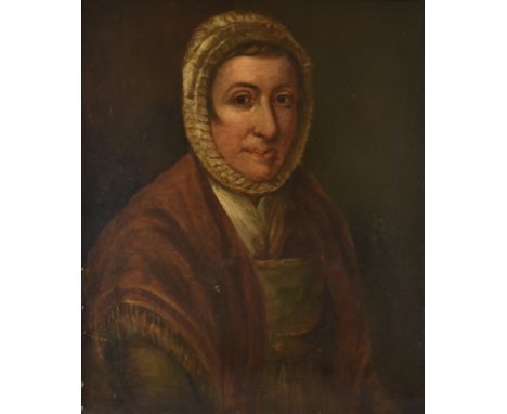 19th Century English School oil on canvas, 'Portrait of a Lady', 61 cm x 51 cm, framed