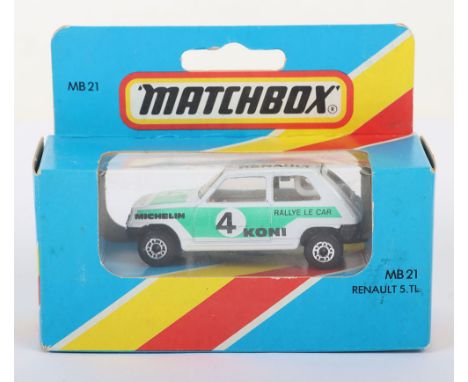 Matchbox Superfast 21c Renault 5TL with White body and ROLOIL, model appears mint in a sealed from new made in England box
