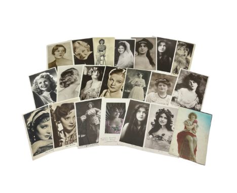 Turn of the century actress photographic postcards to include: Mabel Love, Norma Whalley, Phyllis Dare, Billie Burke, Louie P