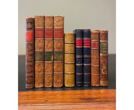 GAY, John. Fables by the Late Mr. Gay, attractive contemporary full-calf with red Morocco title-plate, 2 parts in 1 volume, i