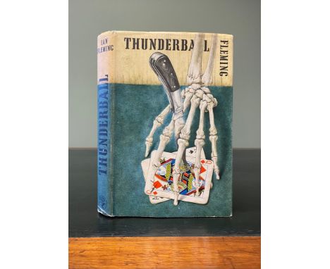 FLEMING, Ian. Thunderball, FIRST EDITION, first printing, 8vo, publisher's cloth-effect boards lettered in silver with blind-