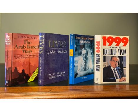 NIXON, Richard. 1999 Victory Without War, FIRST ed., SIGNED by author, Howe bookplate, near-fine with a light age toning to d