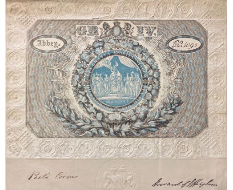 An archive of Royal Family ephemera, 1821 to 1838, comprising: an admission ticket to the Coronation of Queen Victoria at Wes