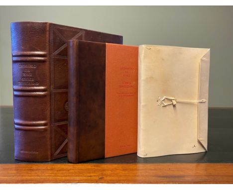 DA VINCI, Leonardo. Codice Trivulziano, ltd ed. 130/199, 'espressamente stampato per Sir Geoffrey Howe', convincing facsimile
