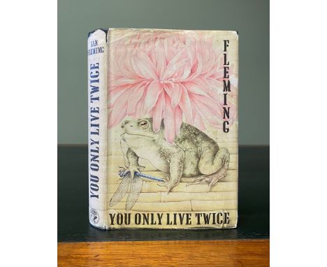 FLEMING, Ian. You Only Live Twice, FIRST EDITION, first printing, 8vo, publisher's black cloth-effect boards lettered in silv