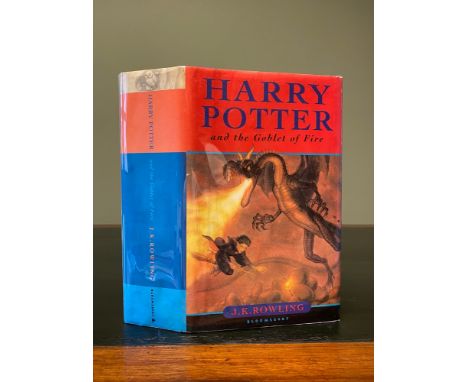 ROWLING, J. K. Harry Potter and the Goblet of Fire, SIGNED FIRST EDITION, 8vo, hardback, internally very good &amp; bright, s