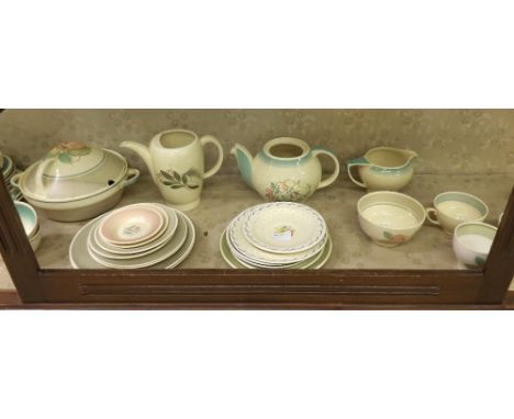 Collection of Susie Cooper tea wares to include teapots, tea cups, tureens etc (see images online for guidance)
