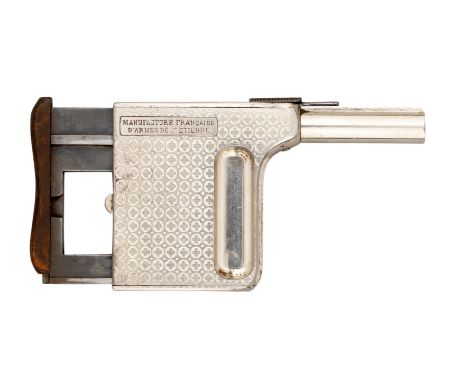 AN 8MM FRENCH FIVE-SHOT CENTRE-FIRE GAULOIS PATENT PALM PISTOL BY MANUFACTURE FRANCAISE D'ARMES DE ST ETIENNE, NO. 2512, CIRC