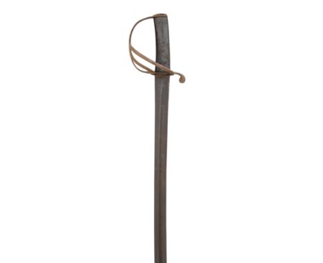 AN HISTORIC 1853 PATTERN BRITISH CAVALRY TROOPER'S SWORD APPLIED WITH A PLAQUE RECORDING ITS DISCOVERY ON THE BATTLE FIELD OF