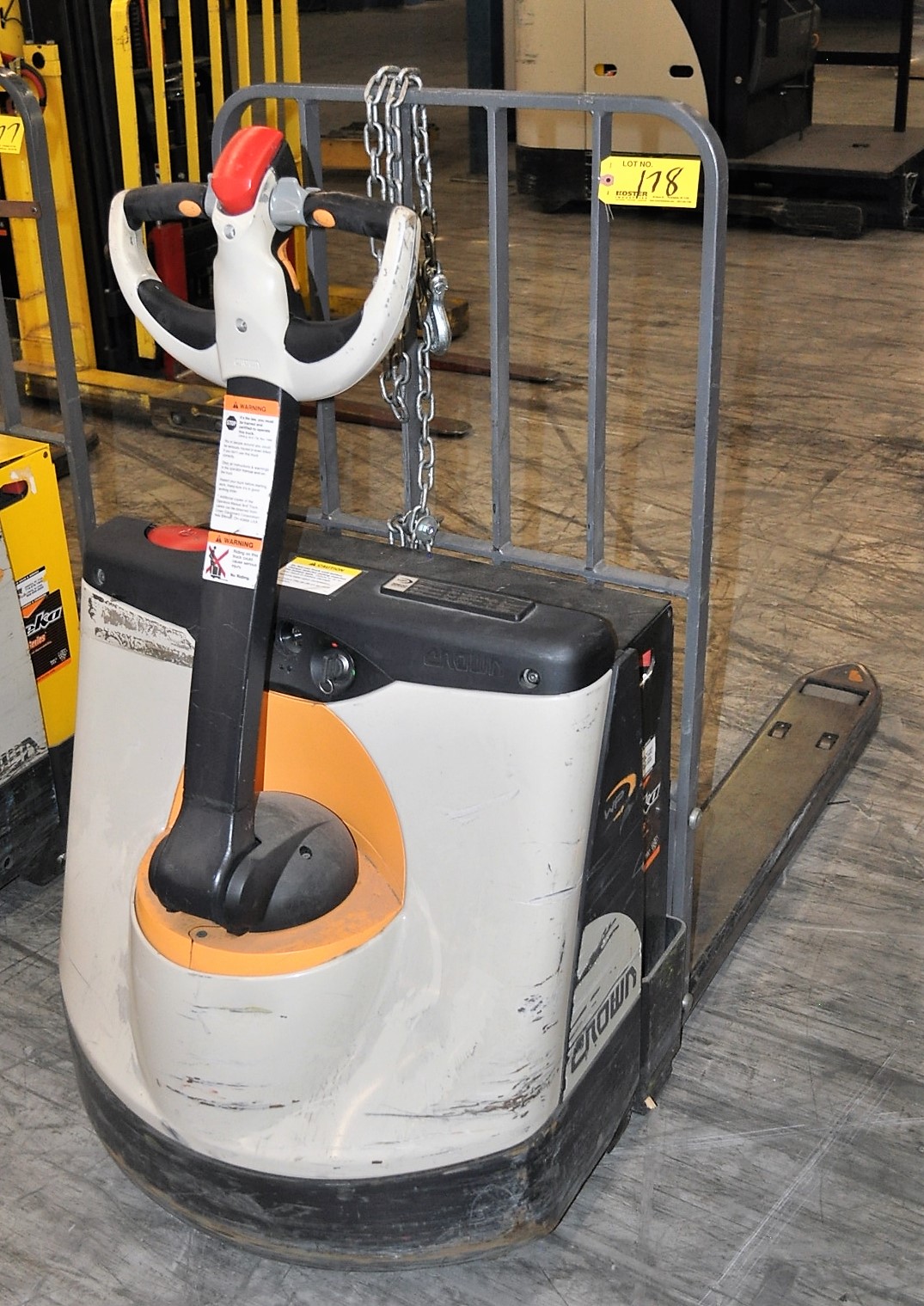 CROWN MDL. WP234545 2300 SERIES 4500 CAPACITY ELECTRIC PALLET JACKS