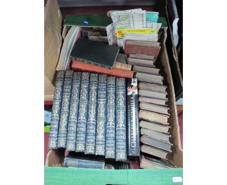 A Short History of The English People by John Richard Green, 8 vols, Gyles Brandeth "Charles &amp; Camilla", signed copy, ord