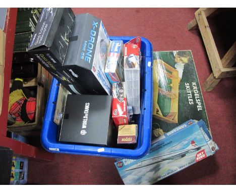 'Nice Device' Gold Edition Helicopter, X Drone mini G5, Airfix kits, World of Tanks, Tiger 131, etc:- One Box, together with 