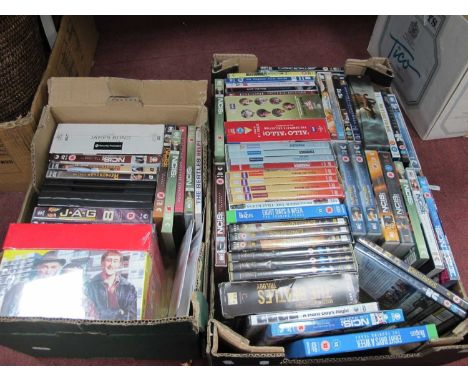 DVDs - Only Fools, Open All Hours, Porridge, Dad's Army, Sharpe, James Bond, Hobbit, all unopened boxed sets, and many others