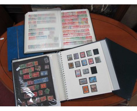 Stamps; Great Britain and British Commonwealth collection, early to modern, housed in two stockbooks, hanger leaves, one mult
