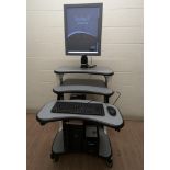 Hologic SecurView RT Technologist Workstation with Barco Monitor on Stand, CPU, UPS, Keyboard, and