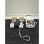 Mixed Lot Including 2 x Cast Pole / Rail Clamps, 1 x Kamplex SLM 3 Sound Level Meter, 1 x Huntleigh