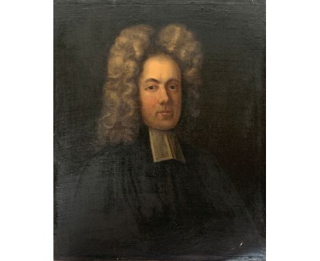 An 18th century portrait of a gentleman, oil on canvas, 77x63.5cm 