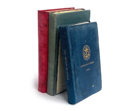 Ammunition and gunnery: 'A Manual of Gunnery 1873 for Her Majesty's Fleet', London, HMSO, 1873. Well-bound with a few marks t
