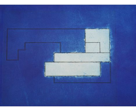 Robyn Denny (British 1930-2014): 'Generations 18', etching with aquatint on watercolour wash signed dated '78 and numbered 17
