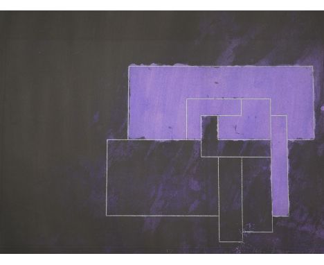 Robyn Denny (British 1930-2014): 'Generations 17', etching with aquatint on watercolour wash signed dated '78 and numbered 10