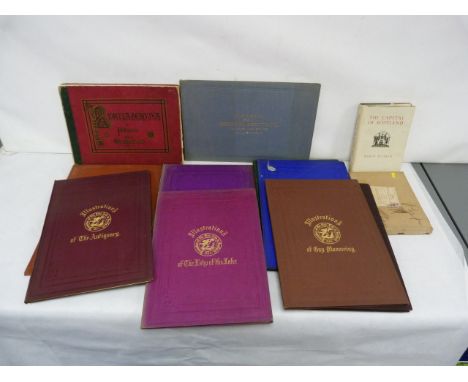 ASSOCIATION FOR PROMOTION OF THE FINE ARTS IN SCOTLAND.  Illustrations from the works of Sir Walter Scott & others. 10 folio 