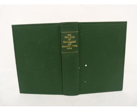 WALL E. J. (Ed).  The Year Book of Photography & Amateur's Guide for 1900. Rebound green cloth with orig. wrappers & many adv
