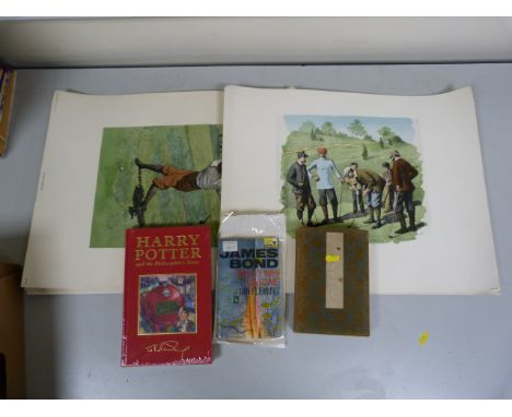 FROST A. B.  10 facsimile golfing prints after A. B. Frost & 3 other items.