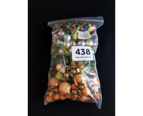 BAG OF VINTAGE NECKLACES