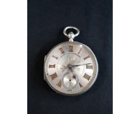 SILVER FUSEE POCKET WATCH WITH GOLD NUMERALS BY JOHN FORREST (CHRONOMETER TO THE ADMIRALTY)