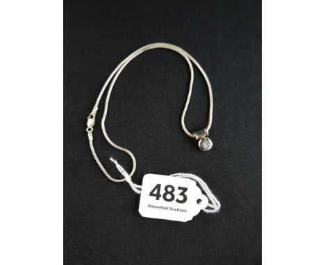SILVER PENDANT ON SILVER CHAIN