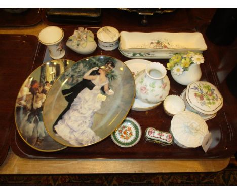 Pair of Royal Worcester The Impressionist Plaques and Other Ceramics 